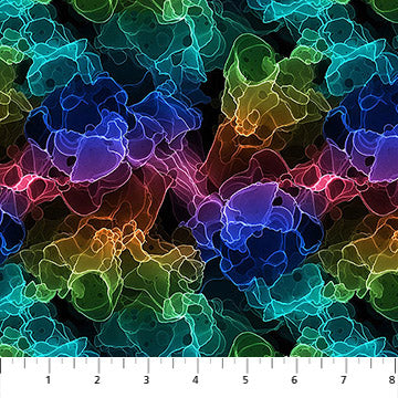 Radiant Rhapsody Electric Storm 44"/45" Cotton Fabric Per Yard
