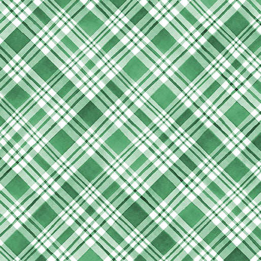 BE Plaid Wishes Green - Snowflake Wishes