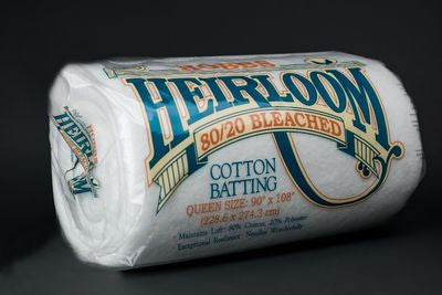 Heirloom 80/20 Bleached Queen 90 in x108 in