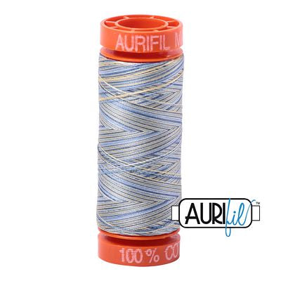 Aurifil 50wt 200m BMK50 4649 Lemon Blueberry