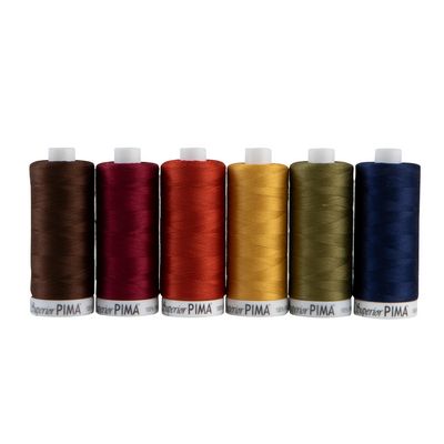 Superior Pima 6 Spool Collection: Darks