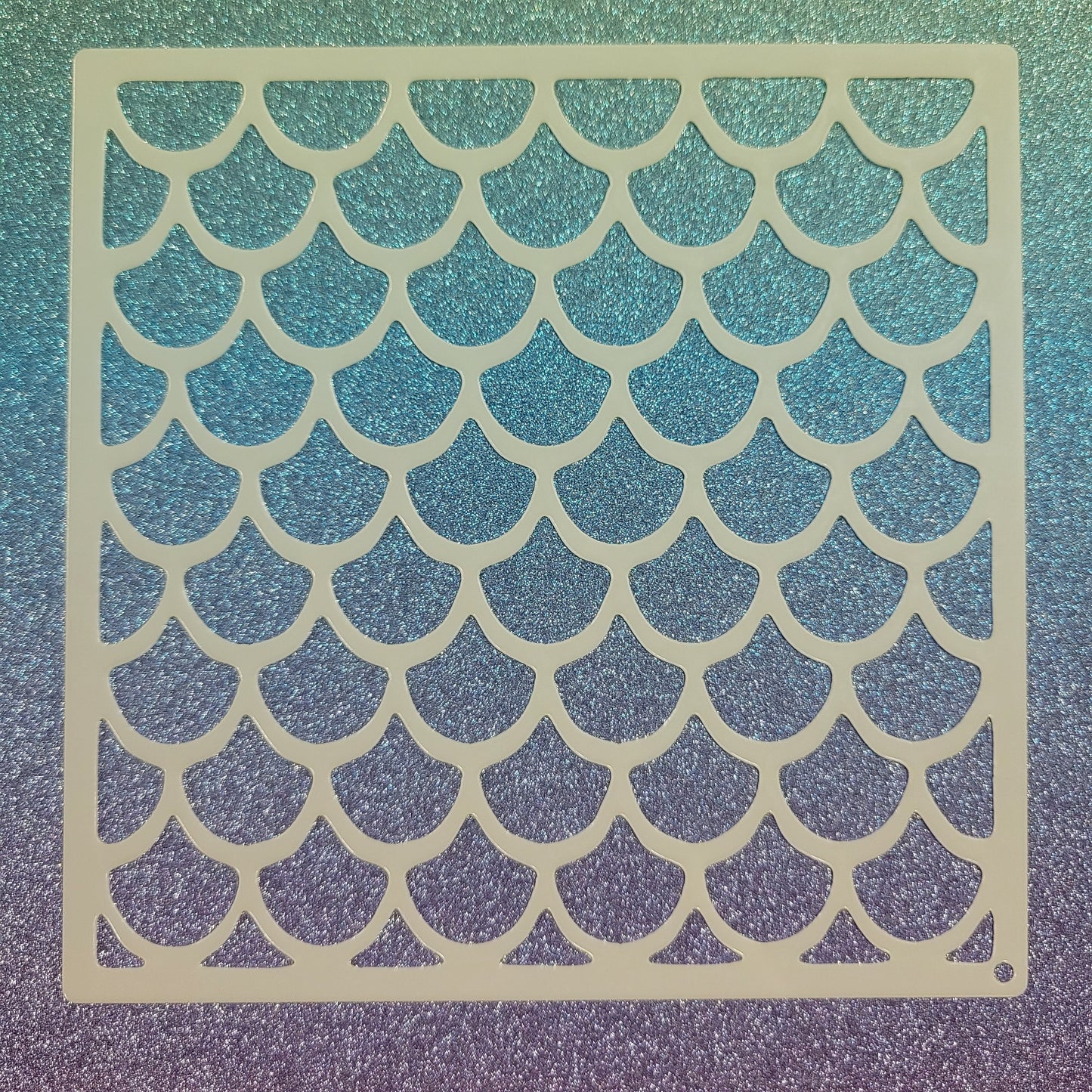 Mermaid Scales Stencil