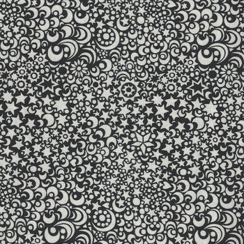 WD Black and White Celeste Moon and Stars 53383.1-Sally Kelly