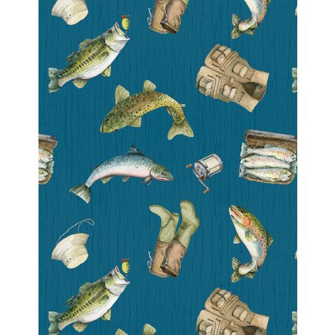WP Miscellaneous Toss Blue - Reeled In