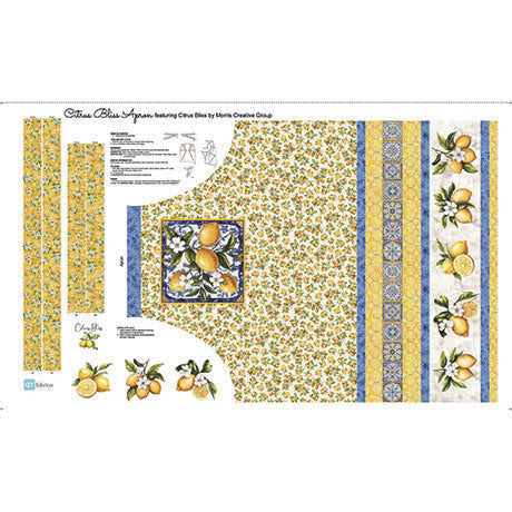 Lemons Citrus Bliss 60" Apron
