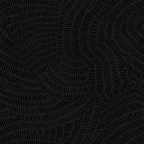 Stitched Blender Charcoal Cotton Wideback Fabric per yard