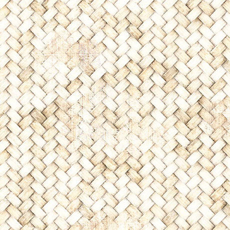 Oatmeal Basketweave Texture Lil Farmers Cotton 44"/45" Fabric Per Yard
