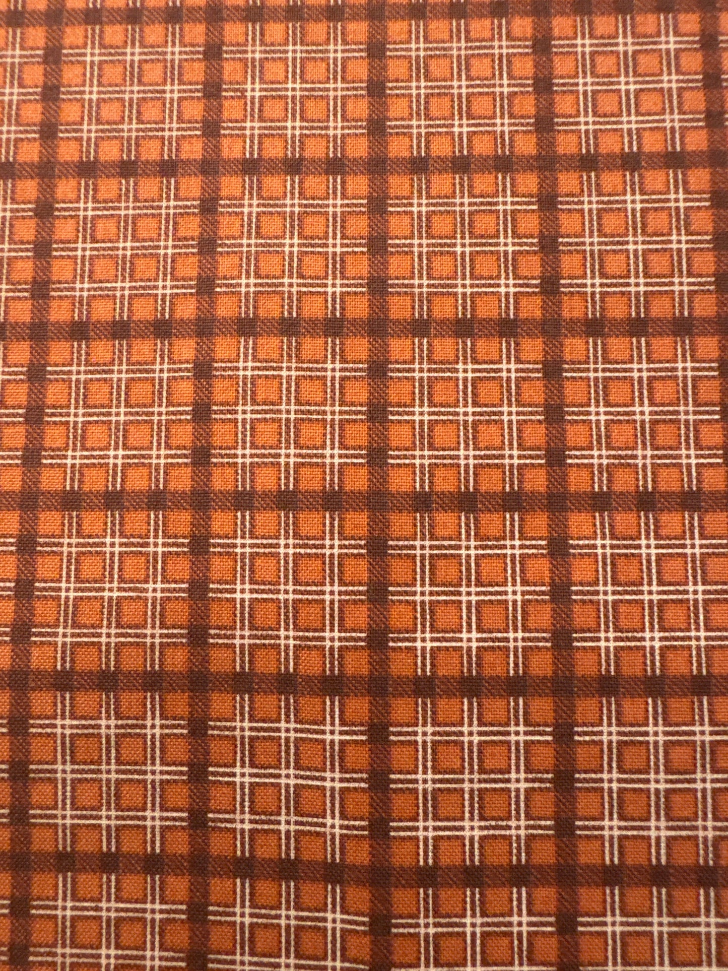 AN Autumn Woods Plaid Orange