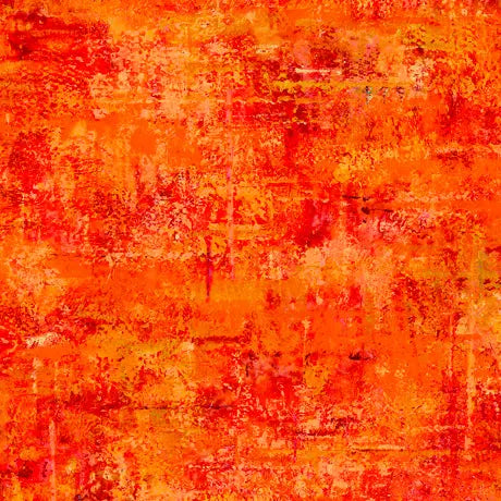 Orange Mottled Blender 44"/45" Fabric Per Yard