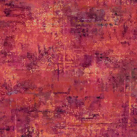 Red Pomegranate Mottled Blender 44"/45" Fabric Per Yard