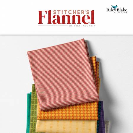 RB Stitcher's Flannel 5in Squares, 42pcs