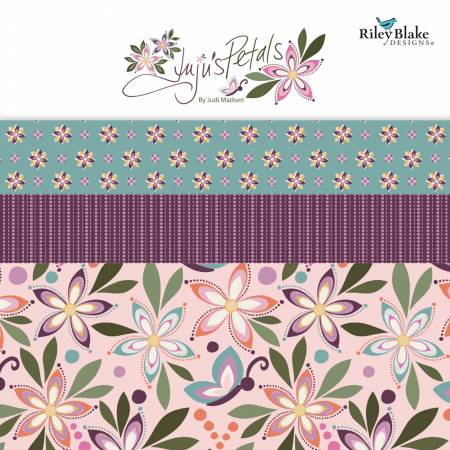 RB Juju's Petals 5in Squares, 42pcs/bundle