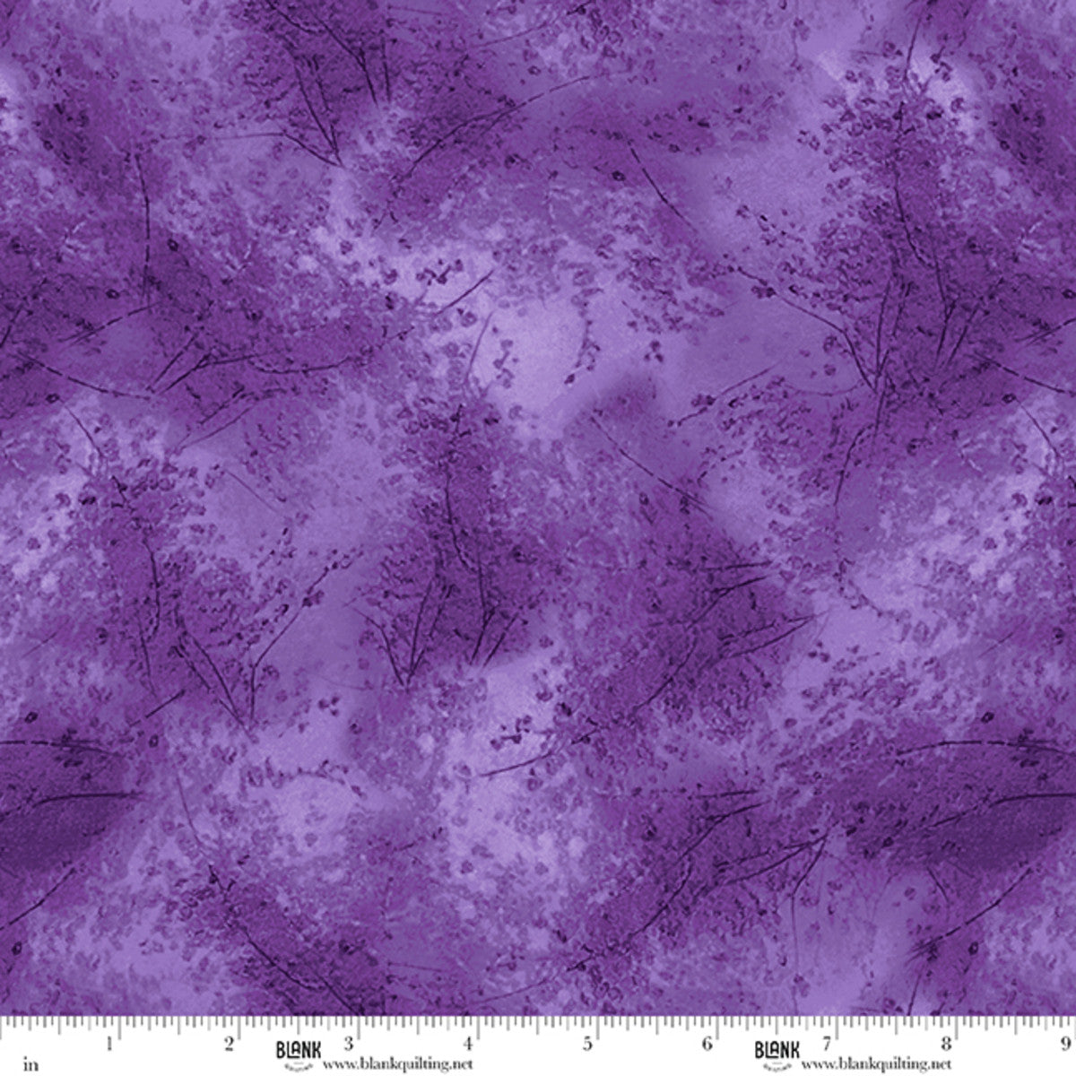 Purple Tree Top Delight 108" Cotton Wideback Fabric Per Yard