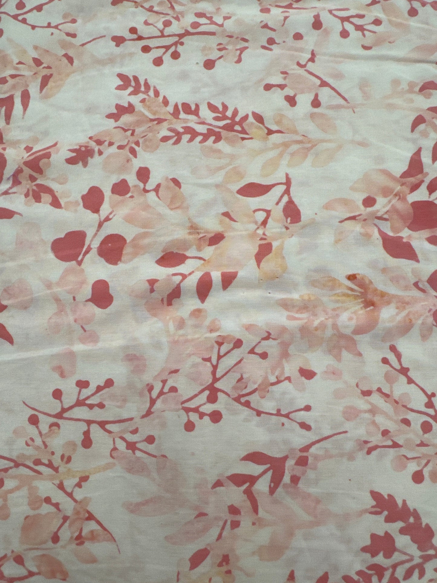 HO Floral Leaves on Pink