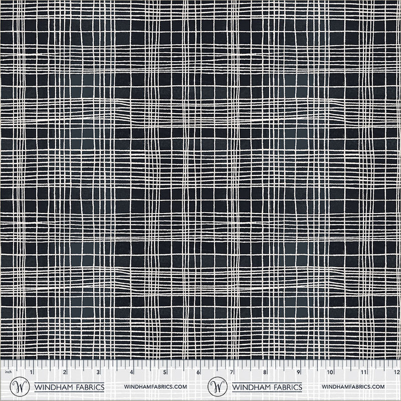 The Flannel One String Theory Plaid Space Tunnel Flannel Cotton 42"/43" Fabric Per Yard