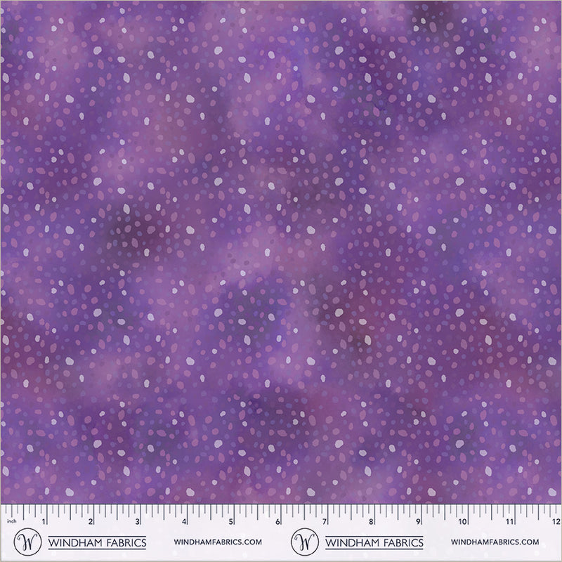 Violeta Speckle Purple 44"/45" Cotton Fabric Per Yard