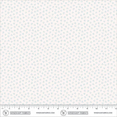 WD Open Hearts White/Aqua - Twirling Tutus