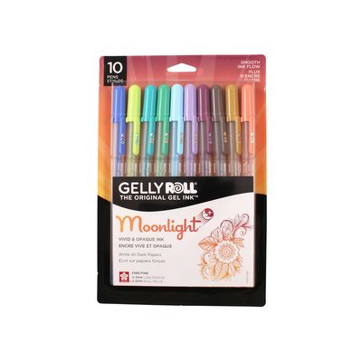 Gelly Roll Moonlight 06 Fine 10pk Asst New Colors