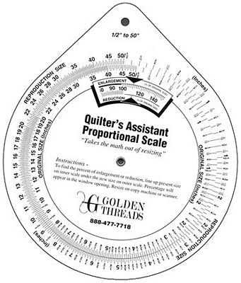 Proportional Scale Quilter's A