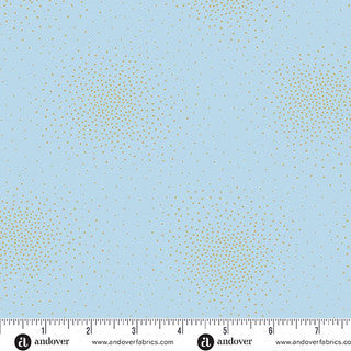 Spritz Metallic Spritz Snow Shadow 44"/45" Cotton Fabric Per Yard