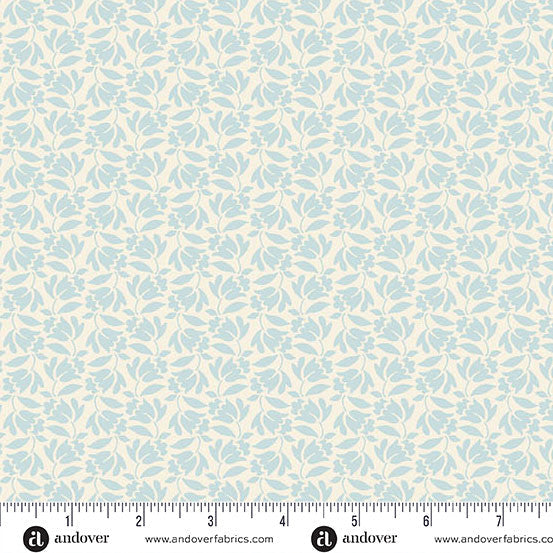 Special Delivery Lilybell Ice 44"/45" Cotton Fabric Per Yard