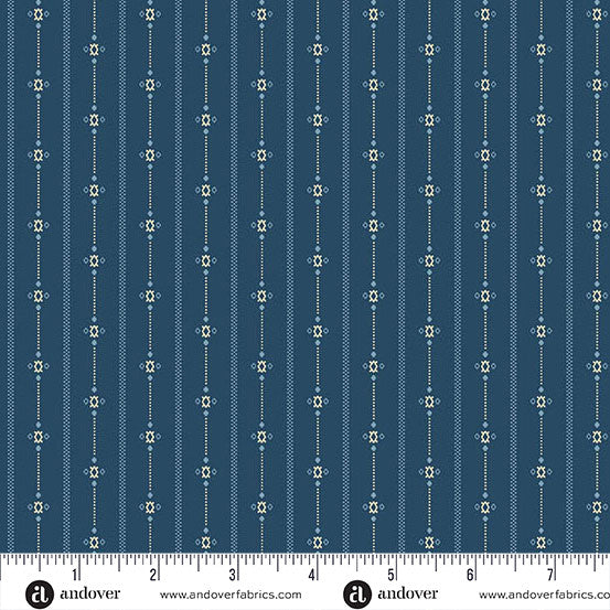 Special Delivery Homespun Deep Lake 44"/45" Cotton Fabric Per Yard