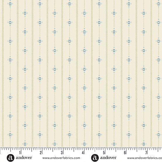Special Delivery Homespun Mist 44"/45" Cotton Fabric Per Yard