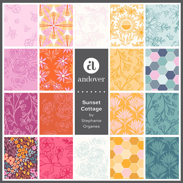 Sunset Cottage - 2.5 Inch Strip Roll
