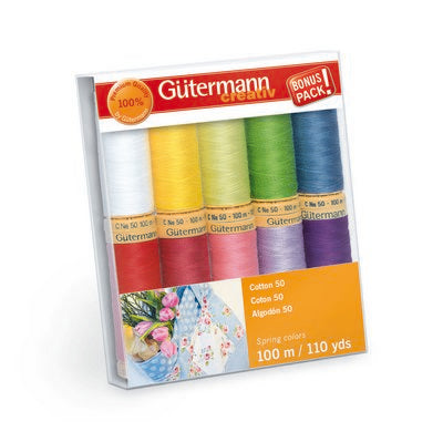 Cotton 50 Thread Set Spring 10