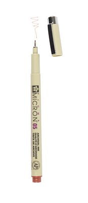 Micron Pen 05 .45mm Brown