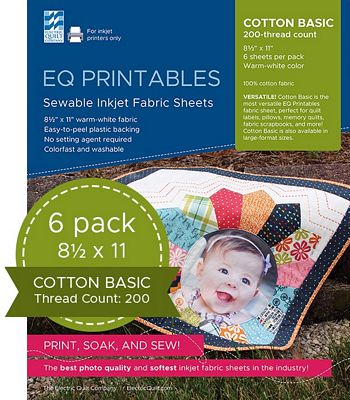 EQ Printables Inkjet Fabric Sh