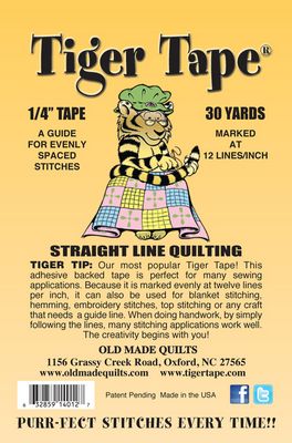 Tiger Tape 1/4in 12 Lines