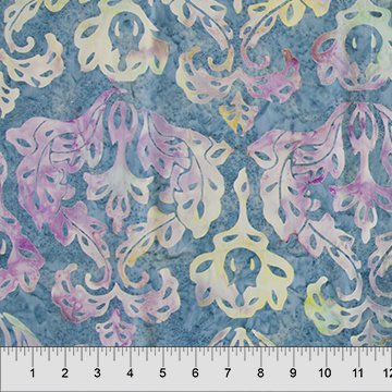 Banyan 80540-84 VICTORIAN CONTEMPORARY MAUVE BLUE 45" wide fabric per yard