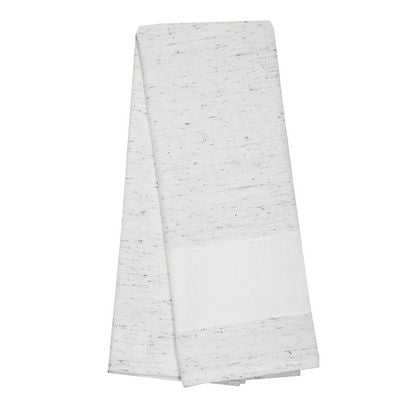TTWL White Background Black Flecks with Blank Band