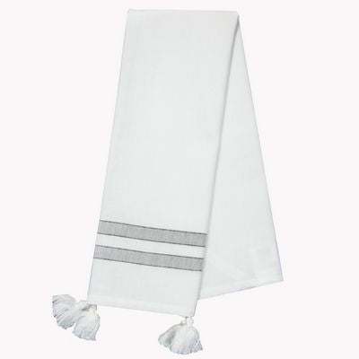 TTWL w/ Black/Grey Stripe on White Background