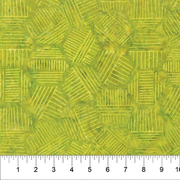 Banyan 81700-74 Hexies - Guacamole 45" wide fabric per yard