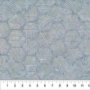 Banyan 81700-93 Hexies - Smoke 45" wide fabric per yard