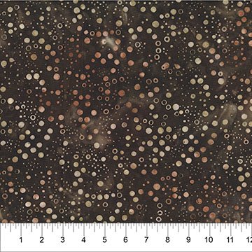 Banyan 81900-39 Pop Dots - French Roast 45" wide fabric per yard