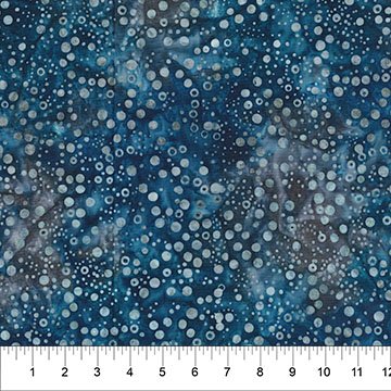 Banyan 81900-45 Pop Dots - Indigo 45" wide fabric per yard