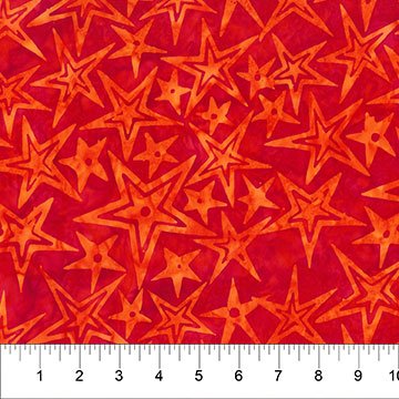 Banyan 83061-59 CITY SPIRIT - Starlight - Wild Orange 45" wide fabric per yard
