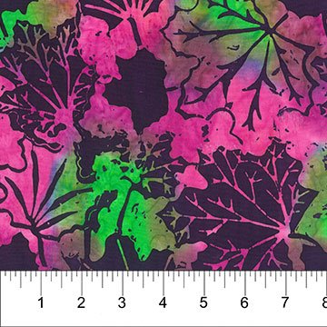 Banyan 83070-83 CHANGING SEASONS - Maple Leaves - Violet 45" wide fabric per yard