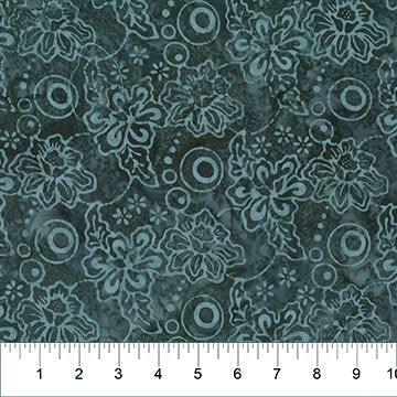 Banyan 83243-94 - NATURE'S BEAUTY - Potted Plants - Charcoal 45" wide fabric per yard