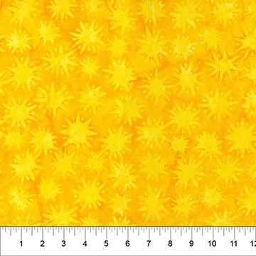 Banyan 83500-54 Majesty Brooch Sunshine 45" wide fabric per yard