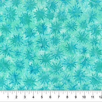 Banyan 83500-66 Majesty Brooch Aqua 45" wide fabric per yard