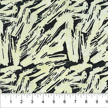 Banyan 83520-99 - Celebration Brush Stroke - Black/Cream 45" wide fabric per yard
