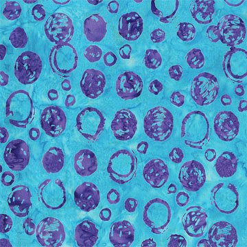 Banyan 83521-62 - Celebration Circles - Aquamarine 45" wide fabric per yard