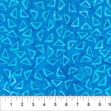 Banyan 83522-46 - Celebration Triangles - Bright Blue 45" wide fabric per yard