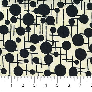 Banyan 83703-11 Bubble Pop Line Work - Vanilla 45" wide fabric per yard
