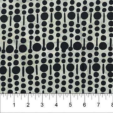 Banyan 83704-90 Bubble Pop Dot Dash - Black 45" wide fabric per yard