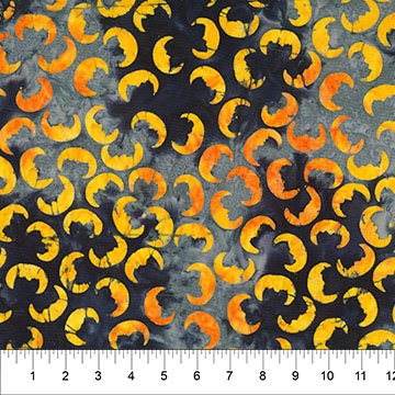 Banyan 83708-56 - Happy Haunting - Moon Tangerine 45" wide fabric per yard